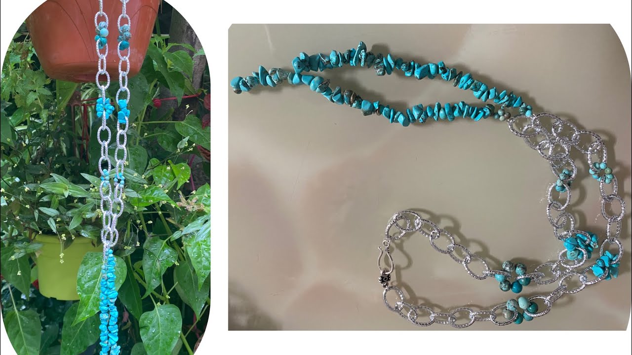 Tutorial collana con chips e pietre di giada (NBEADS) 😍