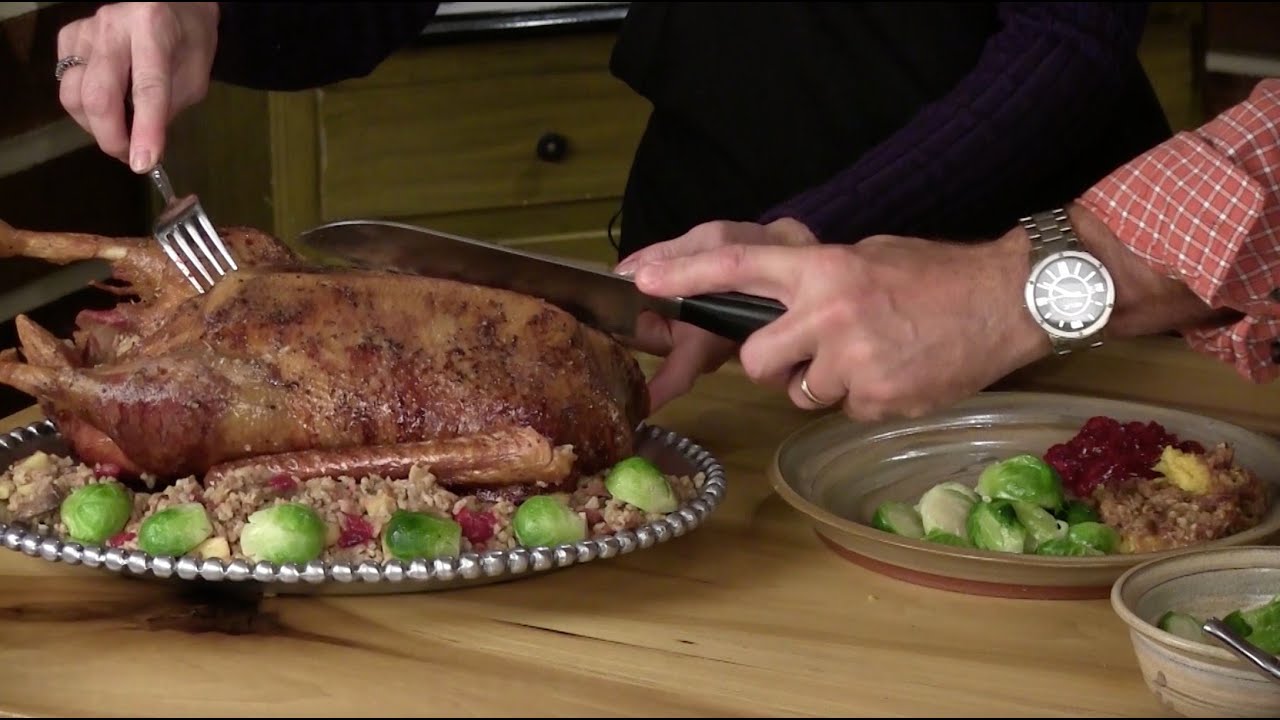 Thanksgiving Goose, Cranberry Rice Stuffing, Cranberry Sauce & Sweet Potato Casserole (Episode #233)