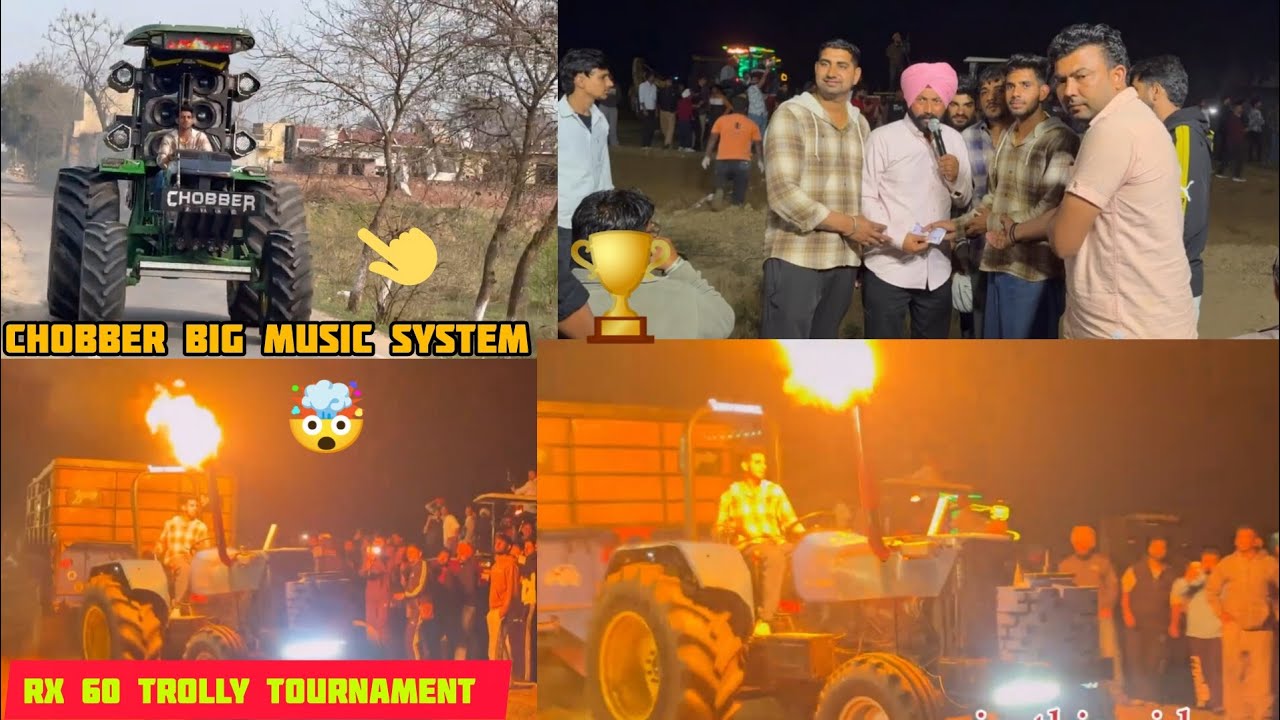 आज तो RX ने ek तरफा माहौल kar diya ||sonalika rx 60 ki power🤯 ||trolley tournament rohit deshwal 🏆