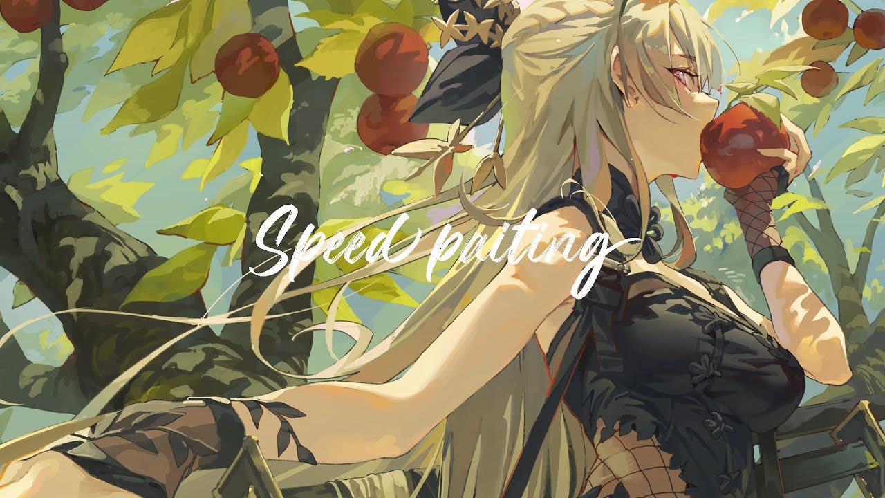 [Speed Painting] Apple Tree 🍎
