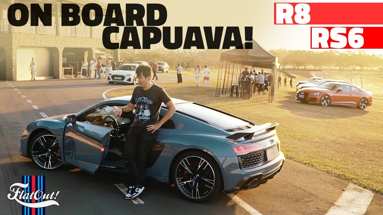 ACELERAMOS: Audi R8 Facelift e RS6 C8 no Autódromo da Capuava!
