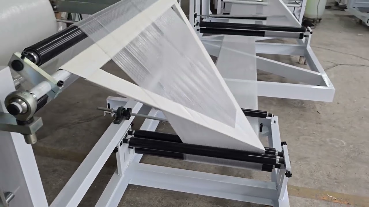 Two layers PE air bubble bag making machine EPE foam bag making machine