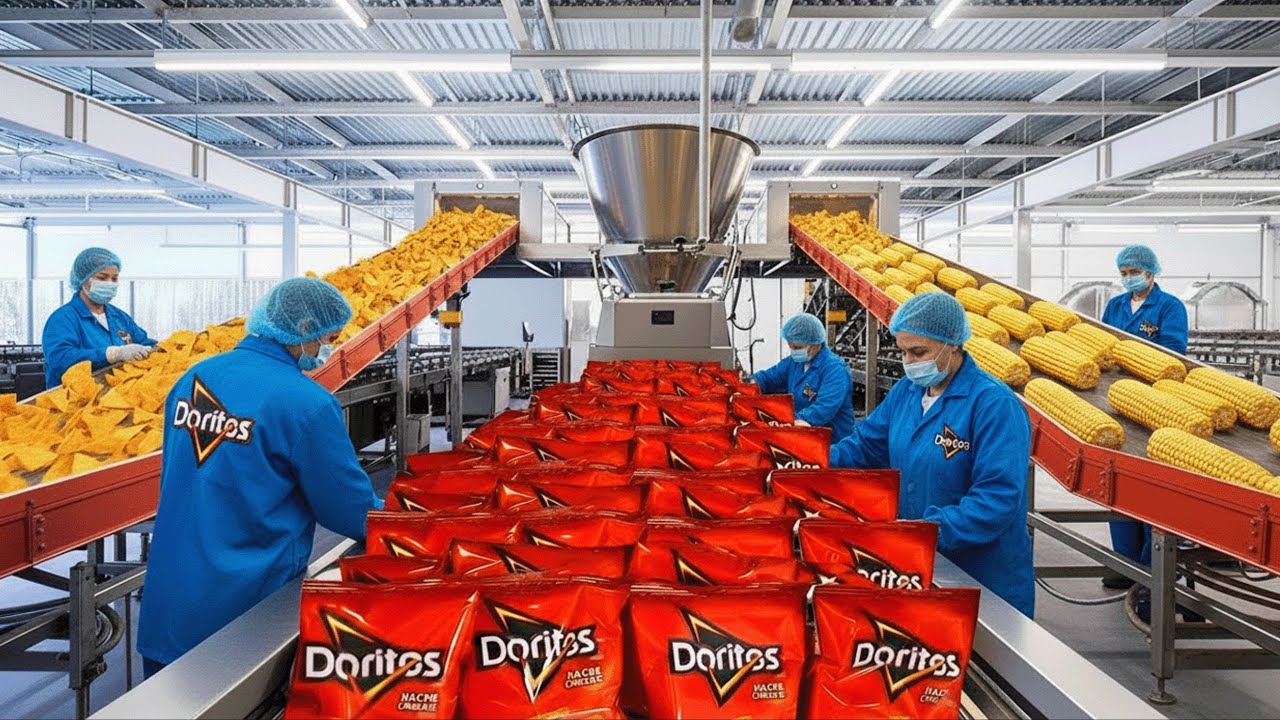 How Doritos are Made in Factory | Inside Doritos Factory