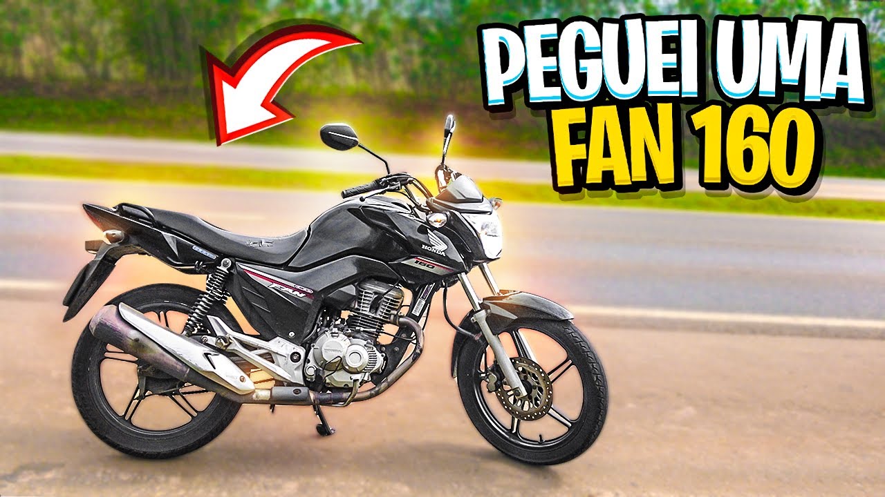 PEGUEI UMA FAN 160 2016 PARA TRABALHAR E FIZ O TOP SPEED