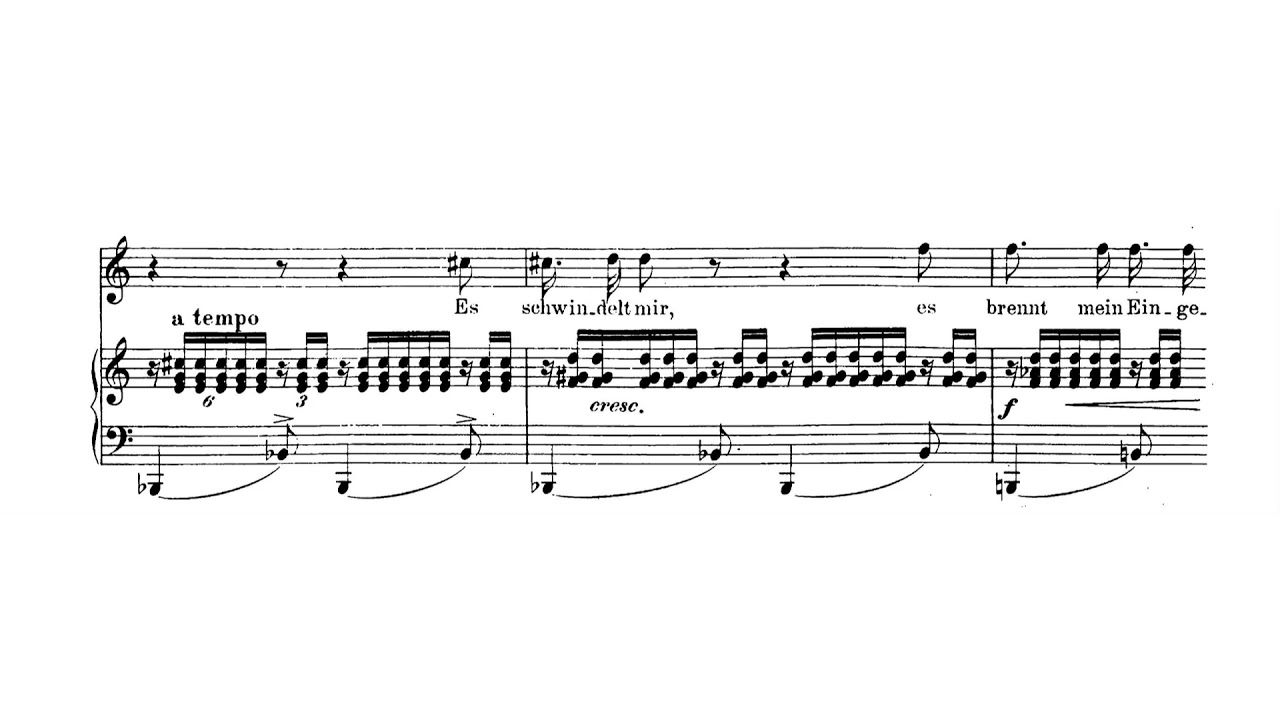 Lied der Mignon - F.Schubert (piano / KARAOKE, Accompaniment, Mr, 반주)