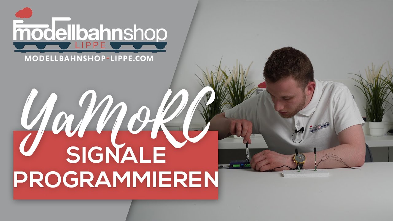 Tutorial: Mit der YaMoRC YD8116 Signale ansteuern und programmieren