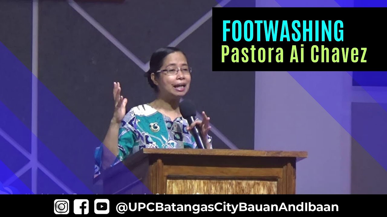 FOOTWASHING SERVICE | Pastora Ai Chavez | 01 10 2020