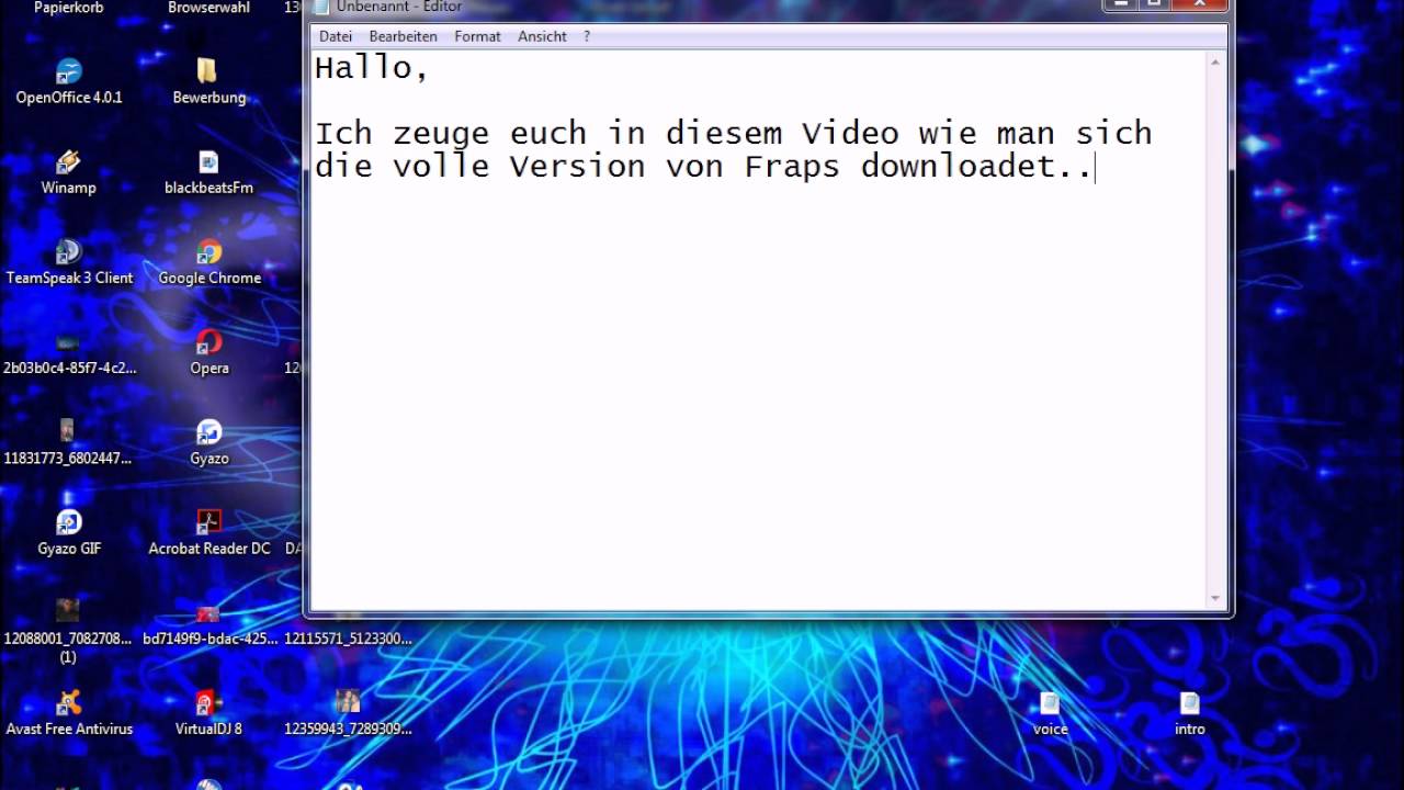 Fraps downloaden / Vollversion / Kostenlos / Lizensiert