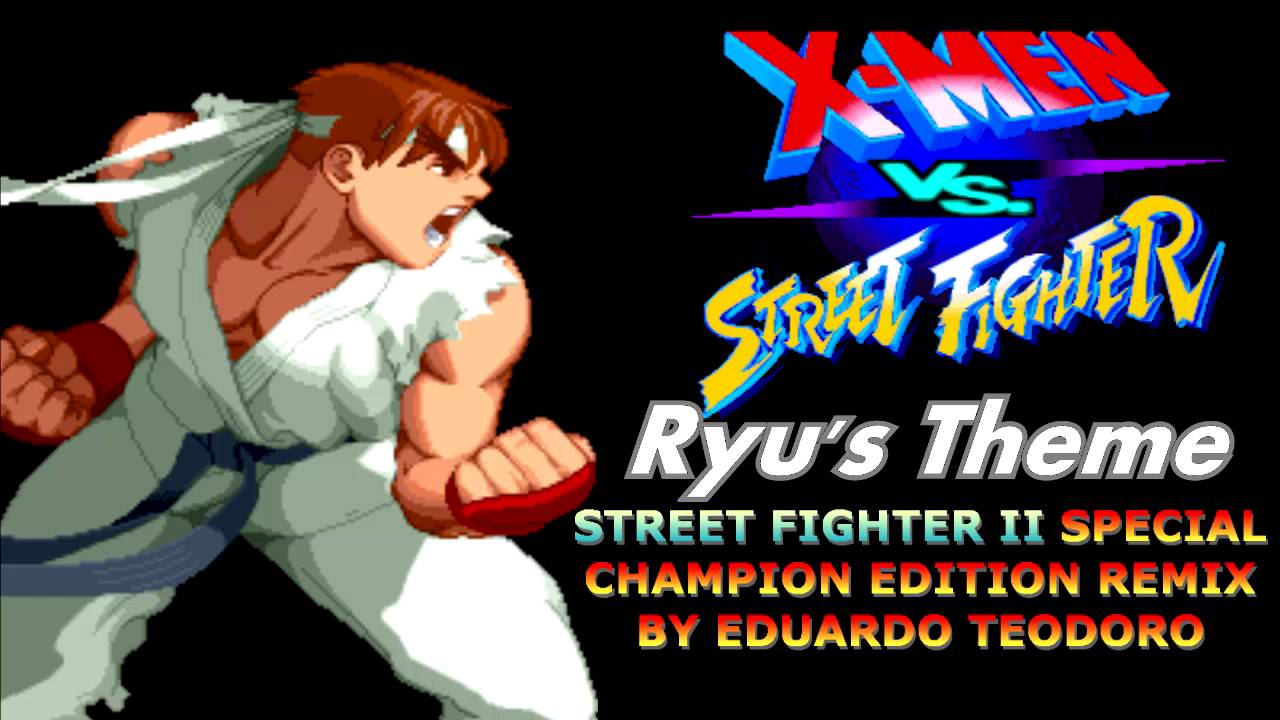X-Men vs Street Fighter - Ryu's Theme (SF2 Special Champion Edition/Sega Genesis remix)