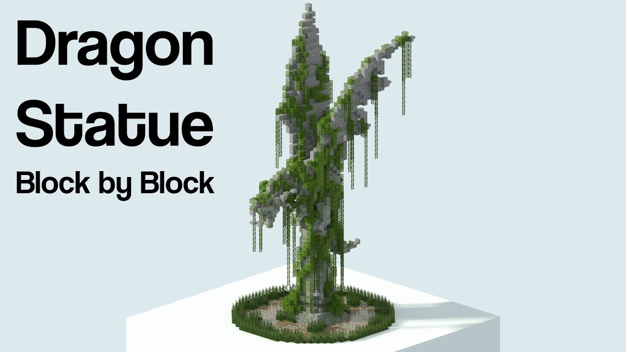Руководство по созданию статуи дракона в Minecraft