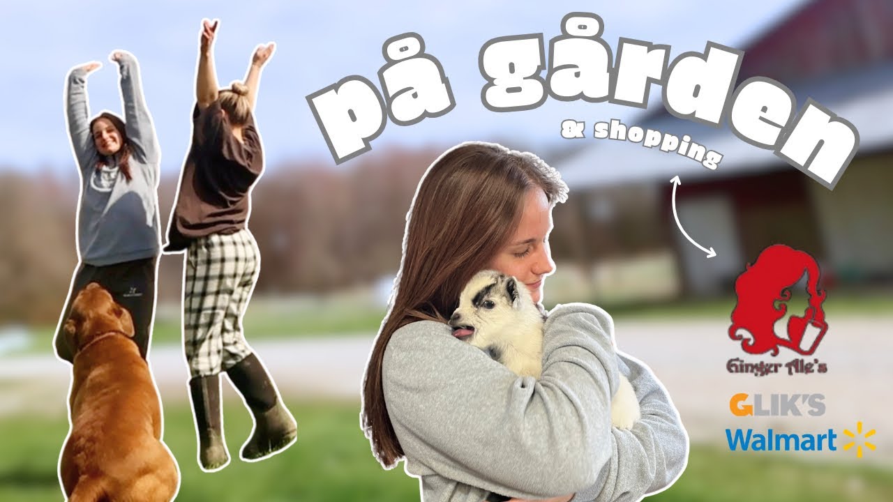 FØRSTE DAG I USA // Livet Som Farmer, Shopping & Hauls!!