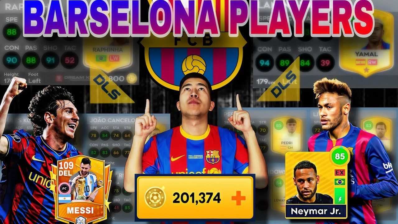 BARSELONA PLAYERS TRANSFER IN DLS✅ BARSELONA TARKIB YEĞISH VIDEO 2-qism.  LEGENDARY QIDIRRUVLAR…
