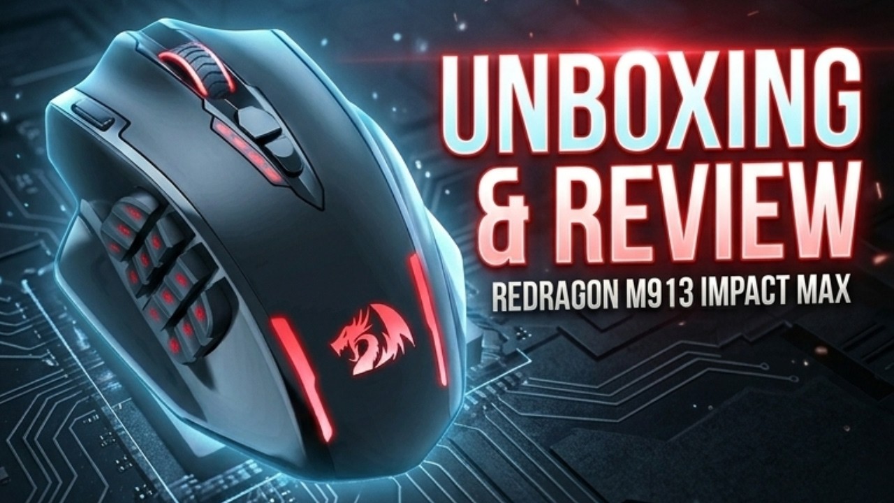 Unboxing the Redragon M913 &ndash; Wireless MMO Mouse with 12 Buttons!