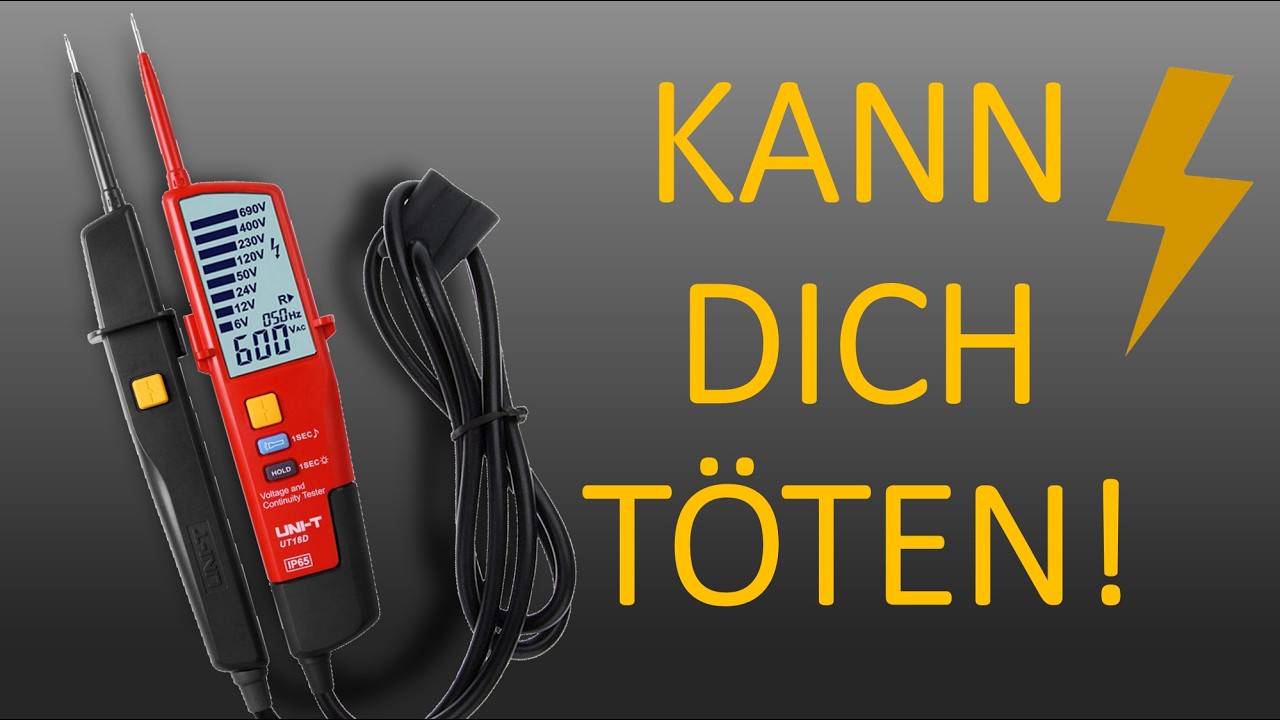 Gefährlicher Fund! ⚡ Schockanalyse! Dieser Spannungsprüfer kann Dich töten!