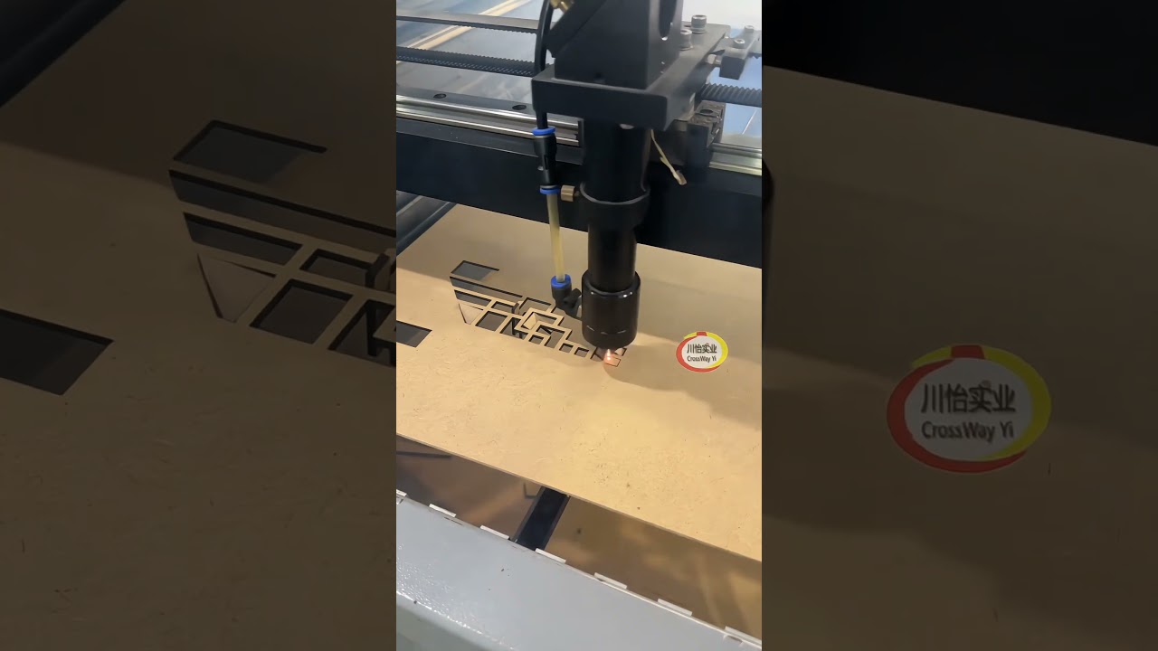 MDF Cutting With Powerful Co2 Laser Machine