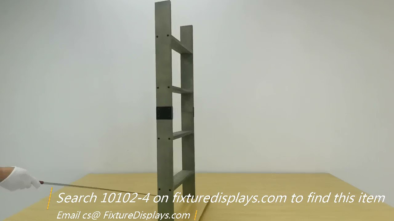 10102 4 Feet rustic ladder towel step decorative bathroom ladder fixturedisplays Instructions