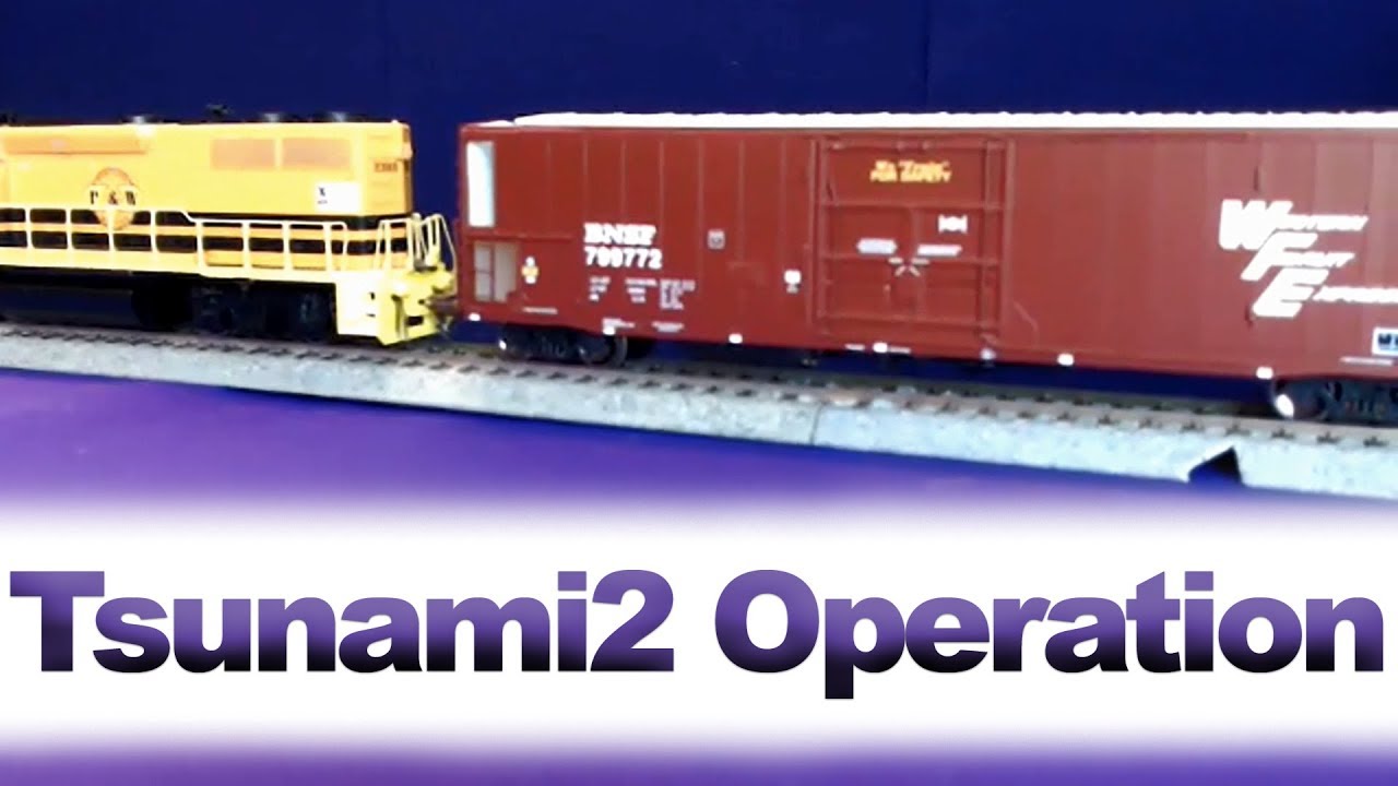 Model Railroad Operation with Tsunami2 (Webinar 3)