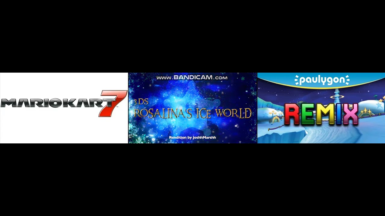 3DS Rosalina's Ice World Mashup (3 Songs) (Fixed)