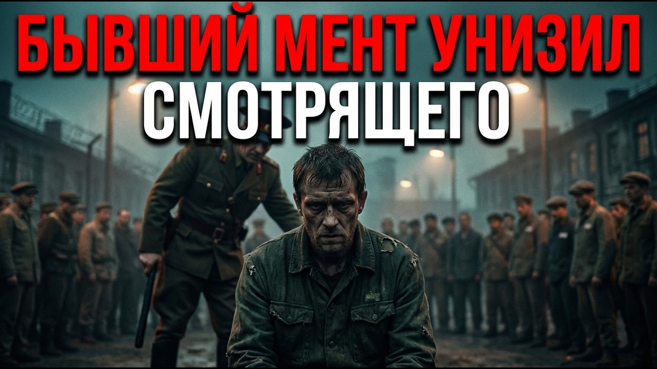 БЫВШИЙ ОФИЦЕР ПОПАЛ НА ЗОНУ! Через месяц УНИЗИЛ СТАРОГО СМОТРЯЩЕГО ПРИ ВСЕХ