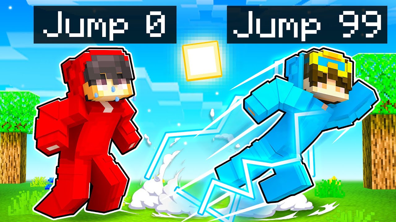 Nico Got 100% JUMP In Minecraft!