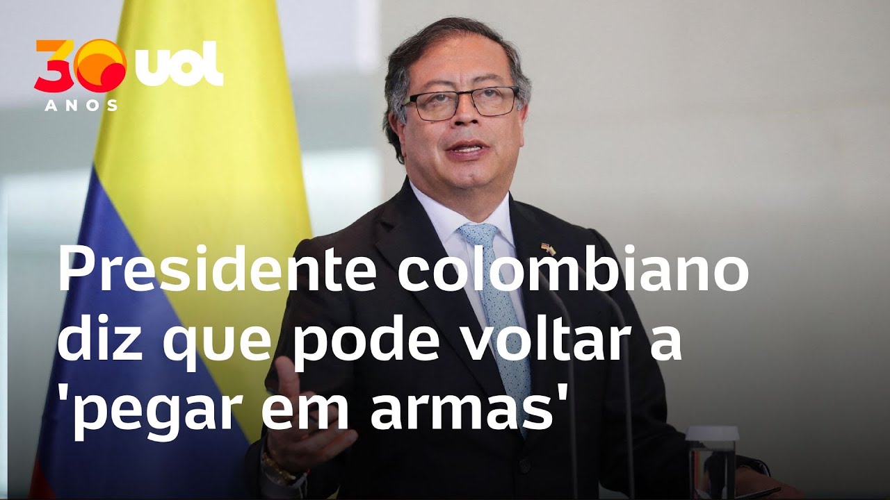Diante de amea&ccedil;as de Trump, presidente colombiano Gustavo Petr&oacute; diz que voltar&aacute; a 'pegar em armas'