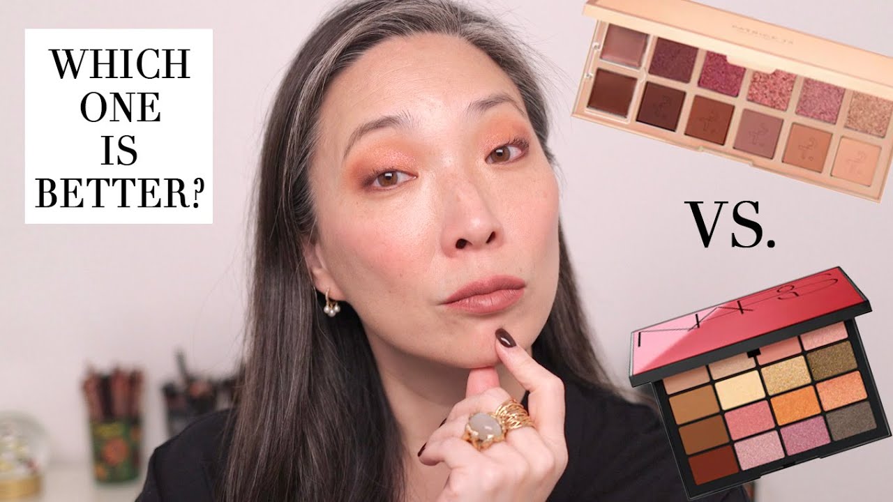 NARS Unrated Palette vs PATRICK TA Major Dimension II Rose Palette