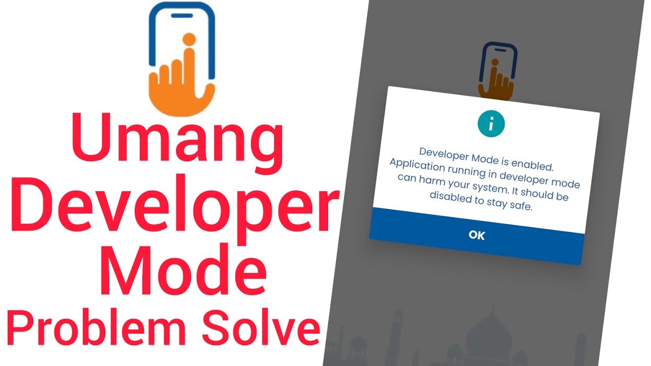 umang app developer options is enabled this device problem solve
