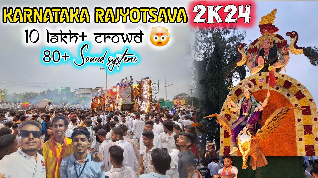 Karnataka Rajyotsava Belagavi 2024 || Rajyotsava In Belagavi 2K24 || 10 Lakh+ Crowd 🤩