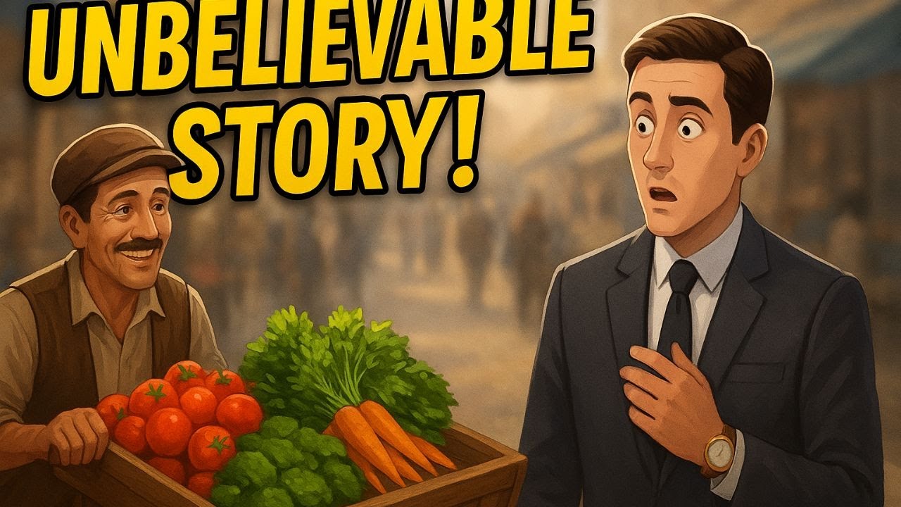 The Unbelievable Story of a Vegetable Seller | English Story | Learn English with Story