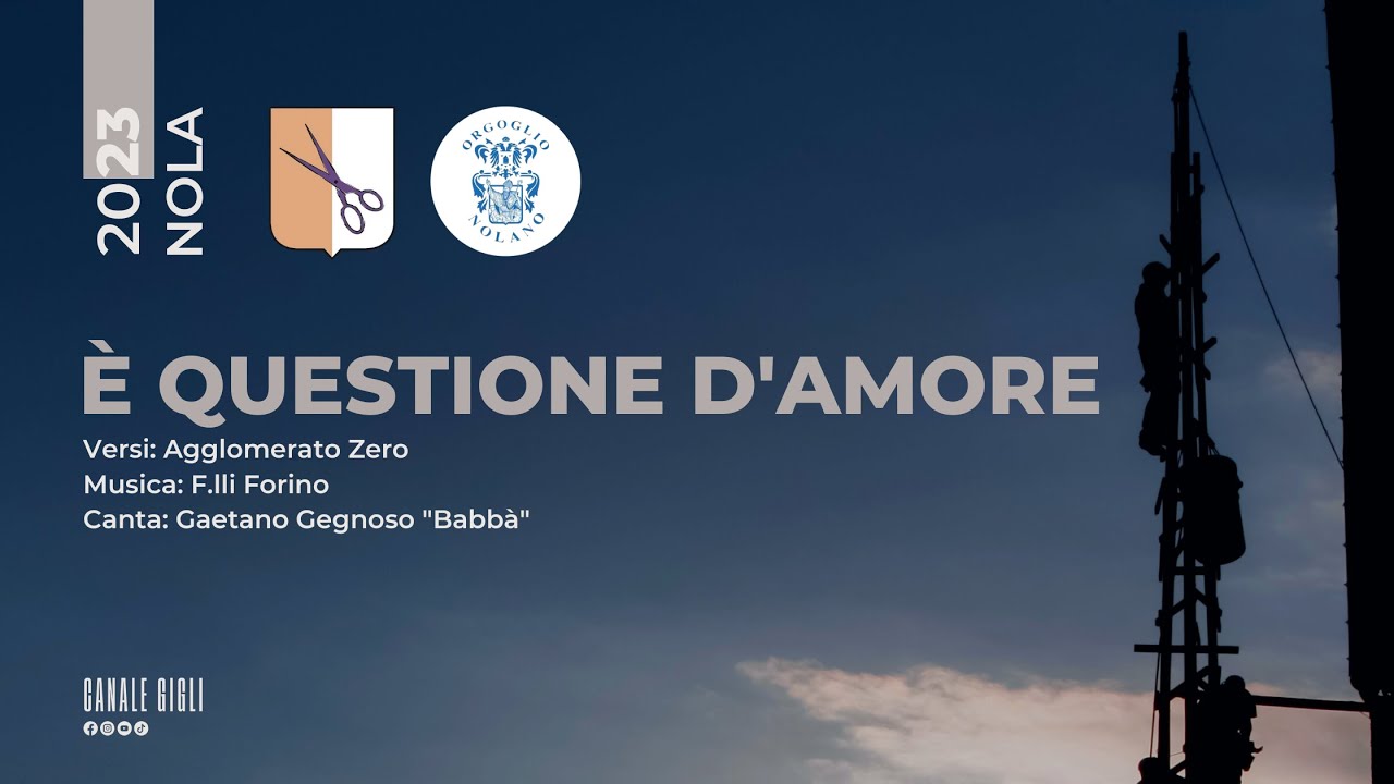 SARTO 2023 - È QUESTIONE D'AMORE - ALZATA ORGOGLIO NOLANO (Gaetano Gegnoso 