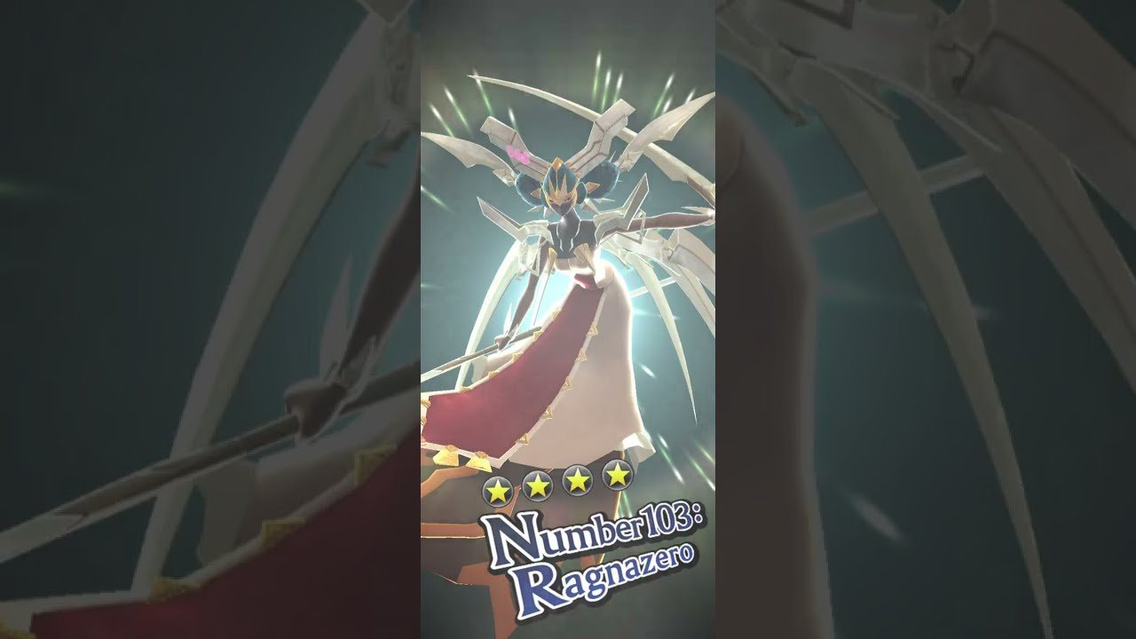 Summon Numbers 103: Funerary Zero Maiden Ragna Zero while Playing as Merag for Game Mat
