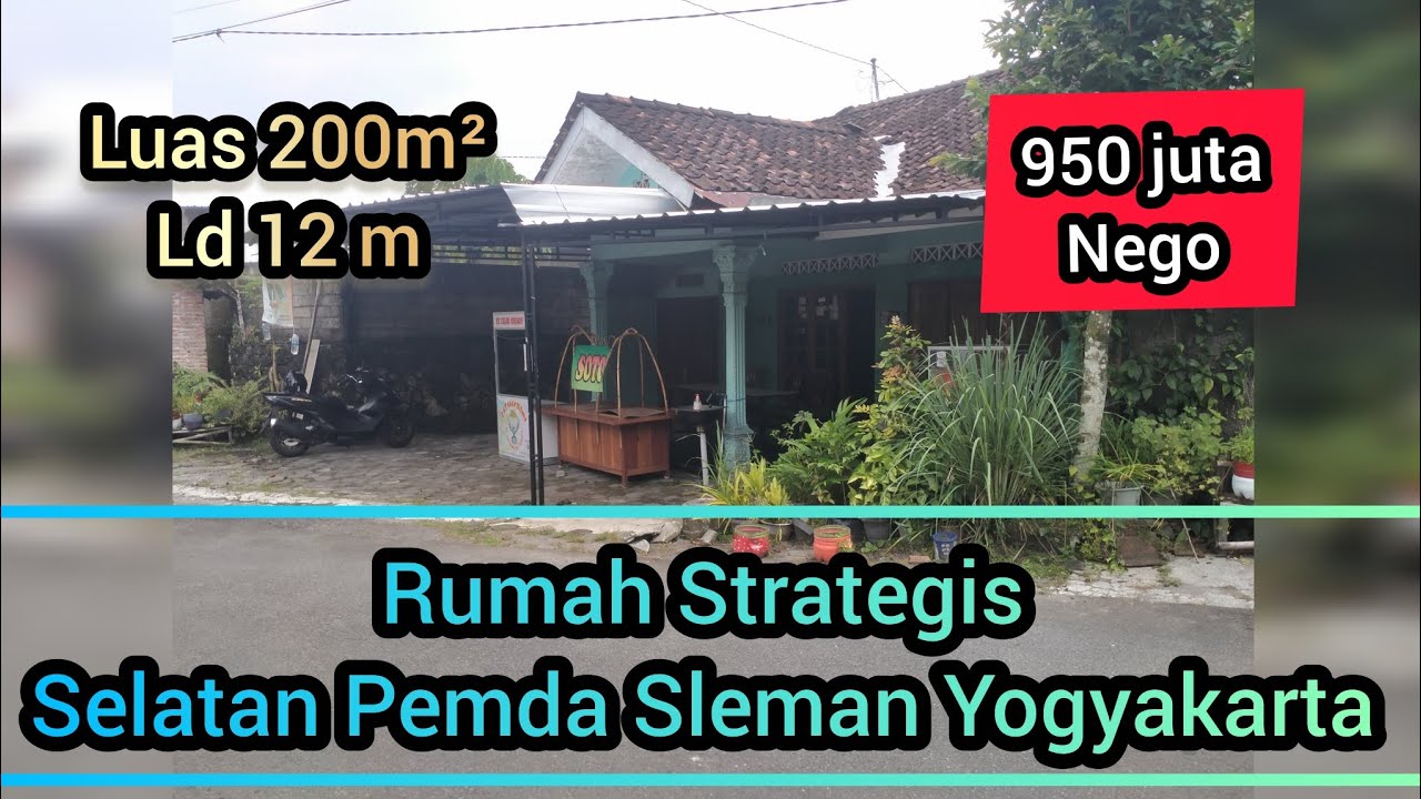 Rumah Strategis Untuk Usaha di Selatan Pemda Sleman Yogyakarta 