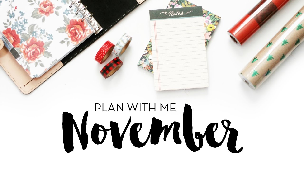 Plan With Me! | November 2016 (+ Mini Paper Source & Sephora Haul)