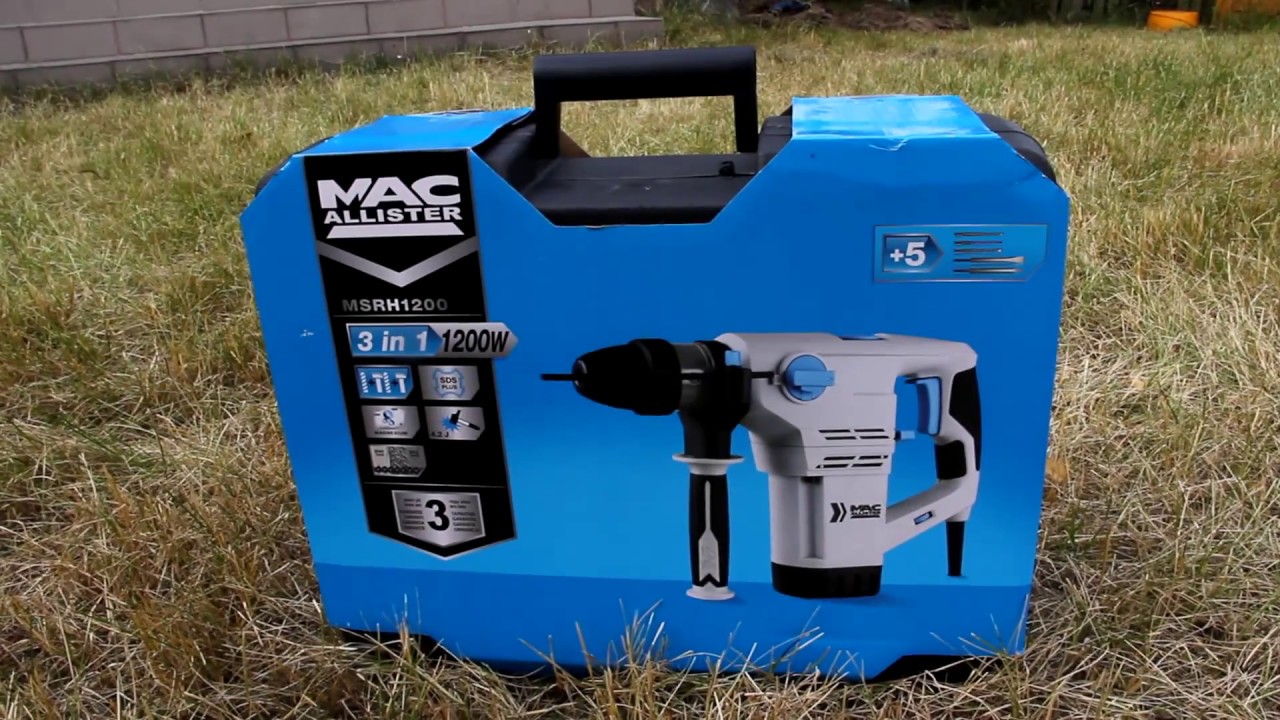 Unboxing, przygotowanie i test - Młotowiertarka Macallister SDS Plus 1200 W