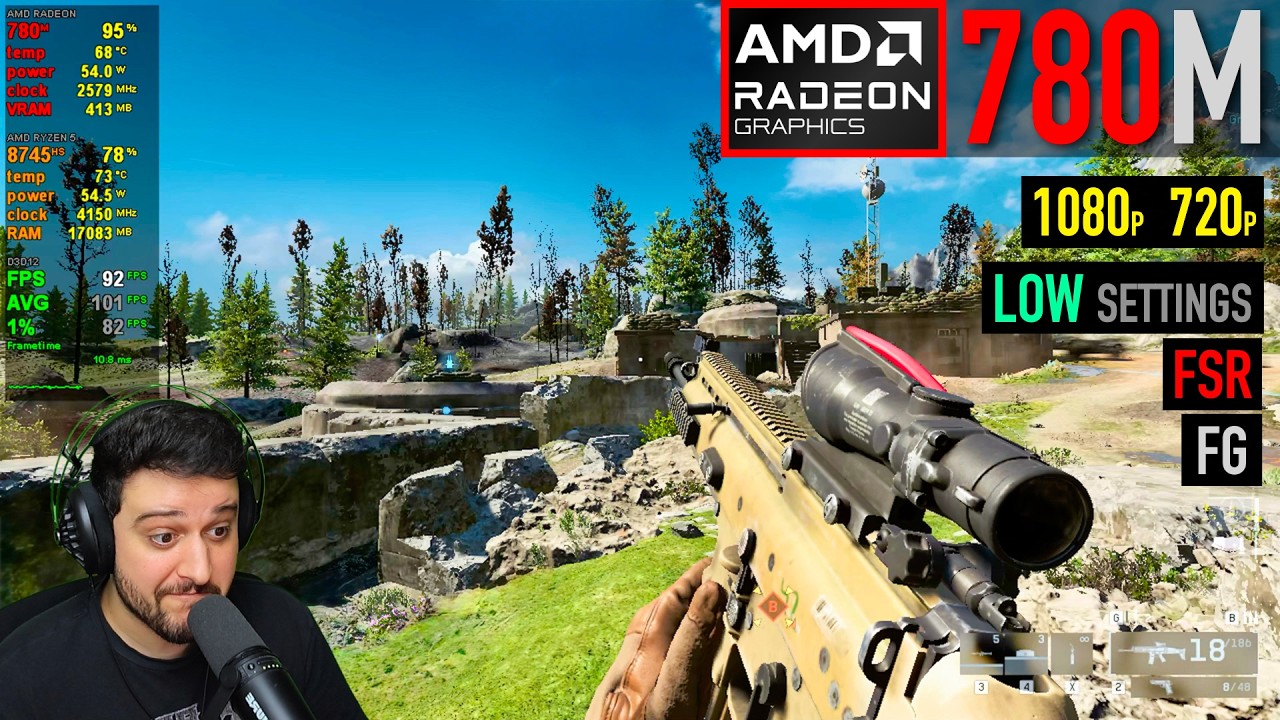 Играйте в Battlefield 6 на интегрированной графике Radeon 780M!