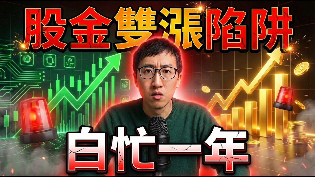 股金雙漲你也會賠：90%的人輸在「進攻/防守順序」|黃金|科技股|資產配置