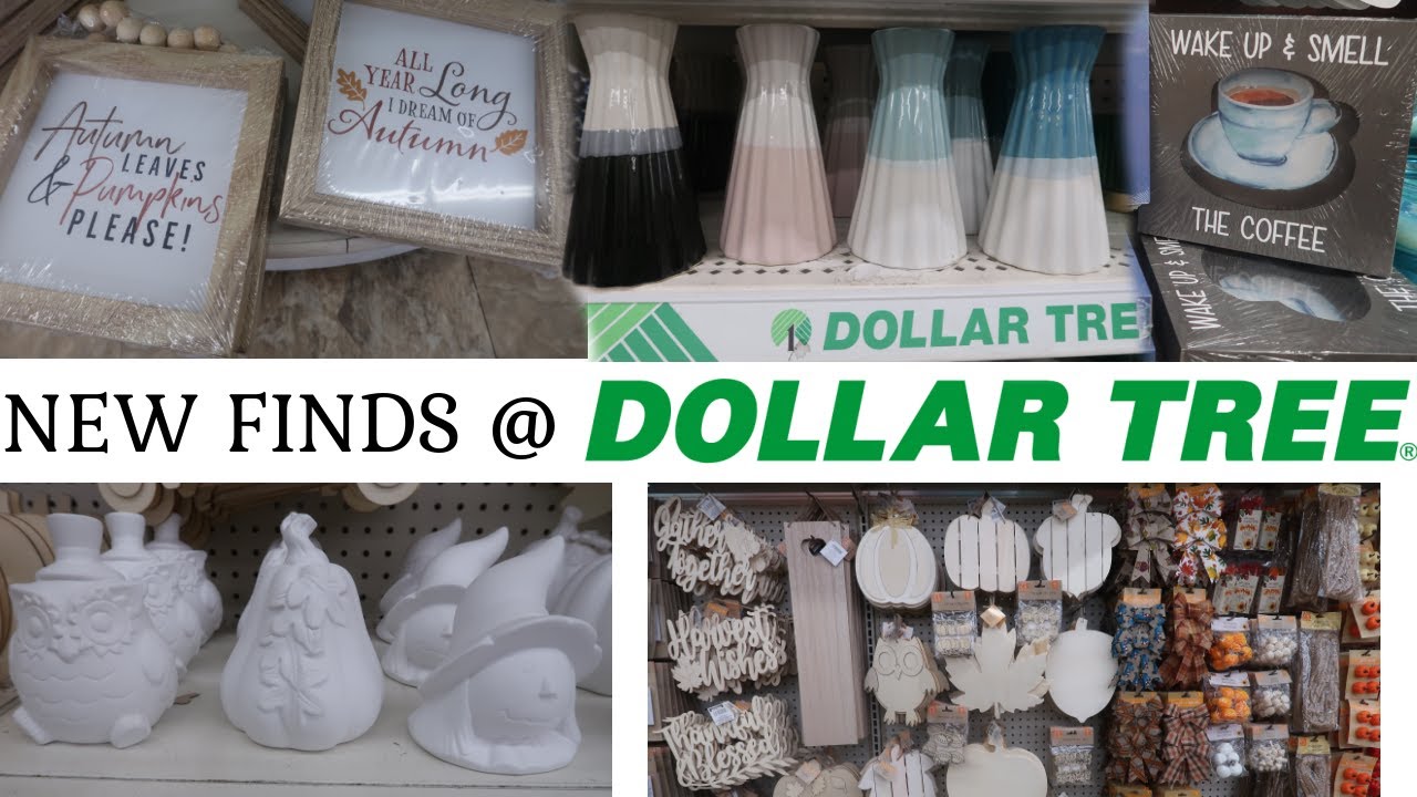 DOLLAR TREE  * NEW FALL FINDS & MORE
