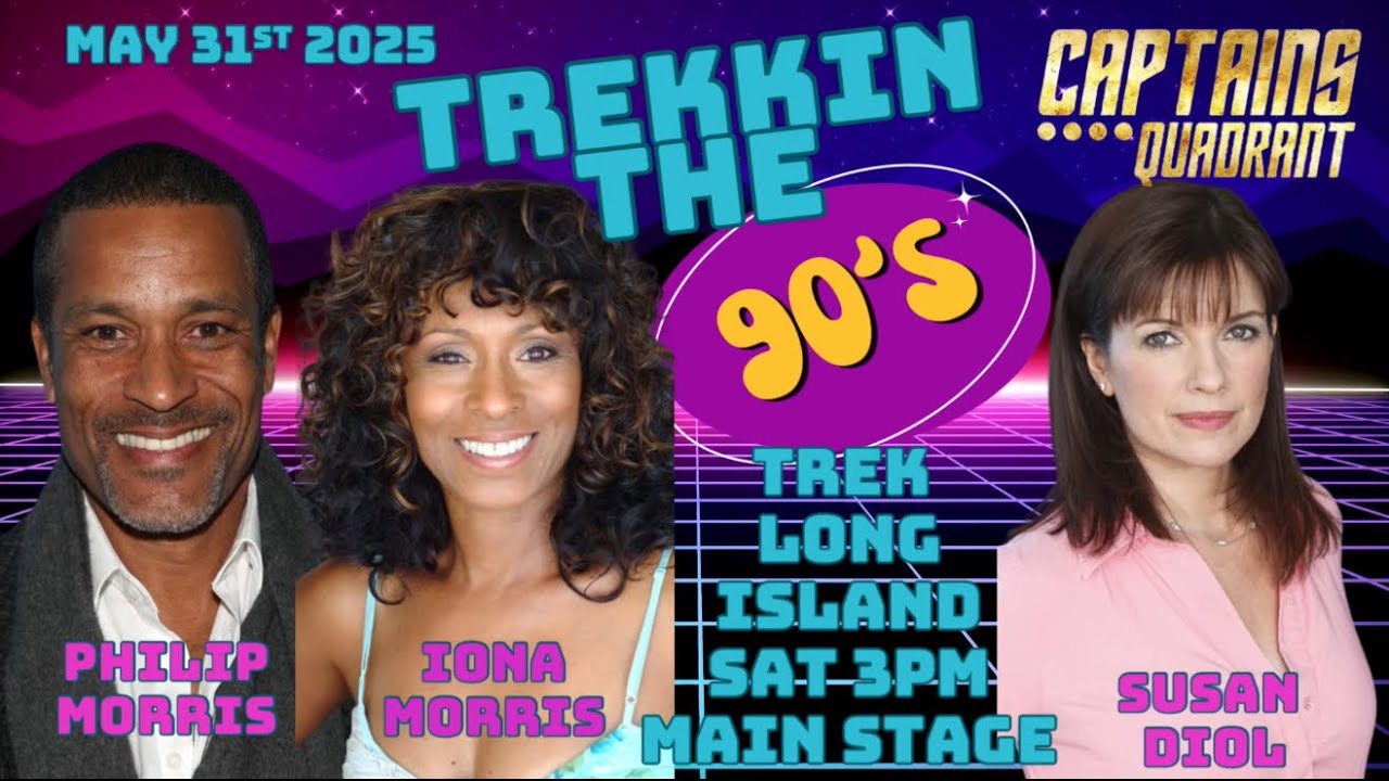 Trek in the 90s! Panel with Philip Morris, Iona Morris, and Susan Diol | Voyager