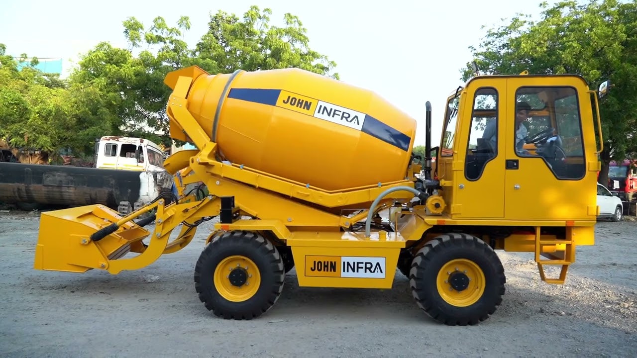 John Infra - SELF LOADING CONCRETE MIXER (SLCM) #slcm #selfloadingconcretemixer 