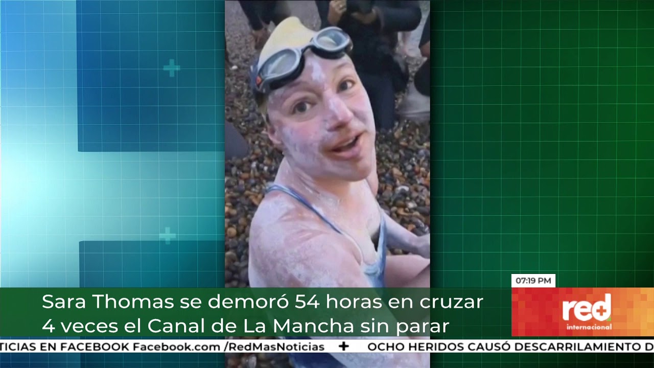 Red+ | Sara Thomas demoró 54 horas en cruzar 4 veces el Canal de La Mancha sin parar