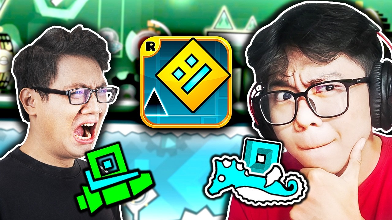 Tôi Đã Làm Anh SƠN ĐÙ Đau Khổ Với GEOMETRY DASH Bằng Map 2 Người Chơi Này!! (Multition)
