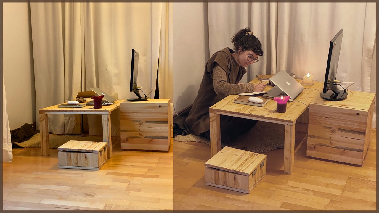 Minimalismus: Schreibtisch gebaut & Arbeitsplatz neu eingerichtet