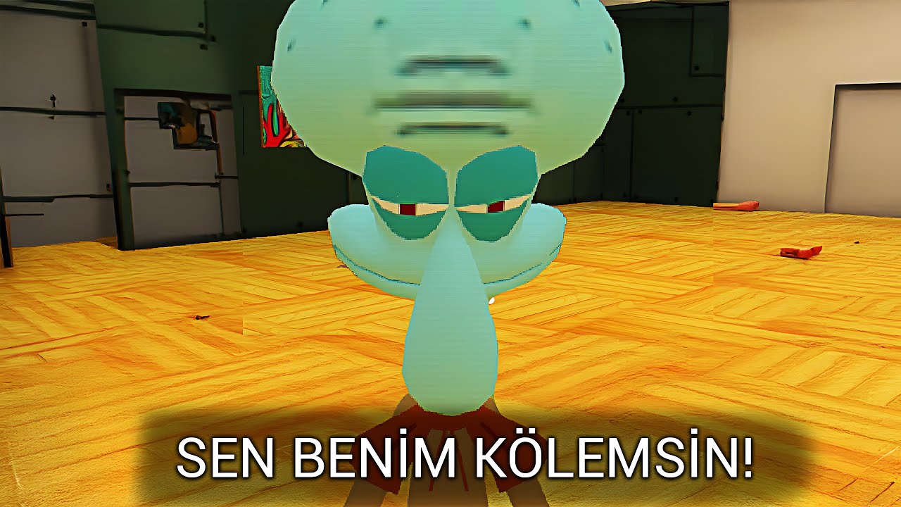 SQUIDWARD BU KEZ TAM ANLAMIYLA KAFAYI YEDİ....