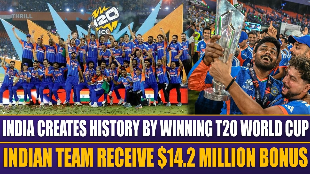 India Creates History, Wins T20 World Cup | Team Receives $14.2 Million Bonus | Sports Roundup