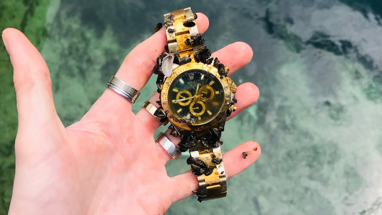 Magnet Fishing found Rolex in River