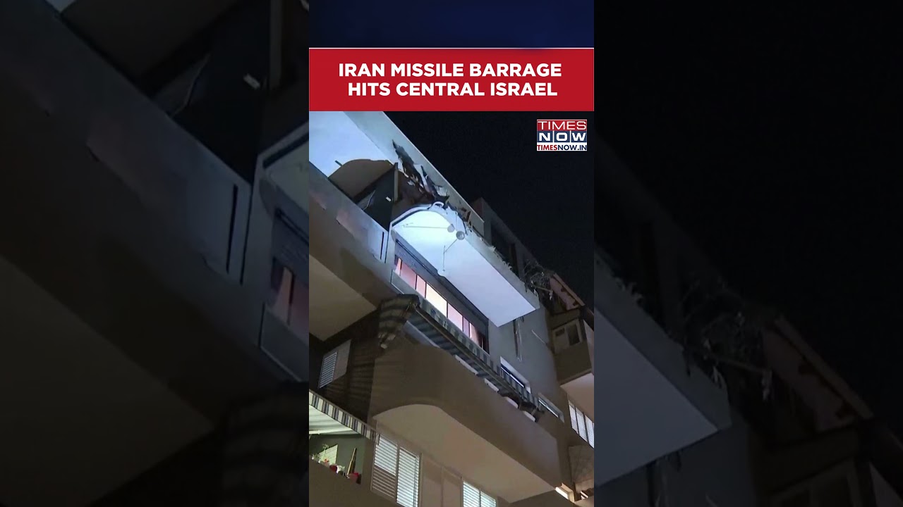 Iranian Strike Hits Apartment In Israel's Ramat Gan, Train Station Damaged #shorts
