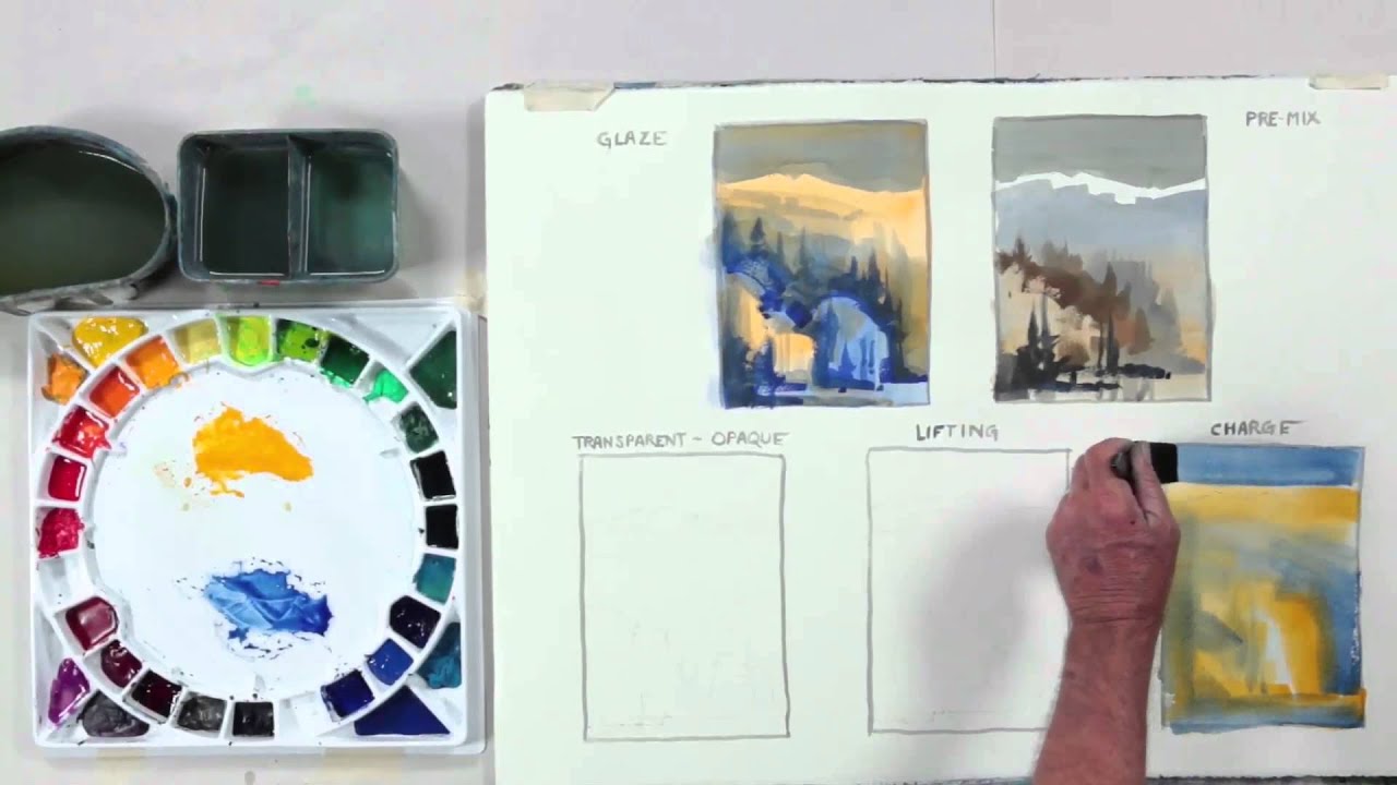 Preview | Color Foundation with Stephen Quiller: Different Ways to Apply Paint