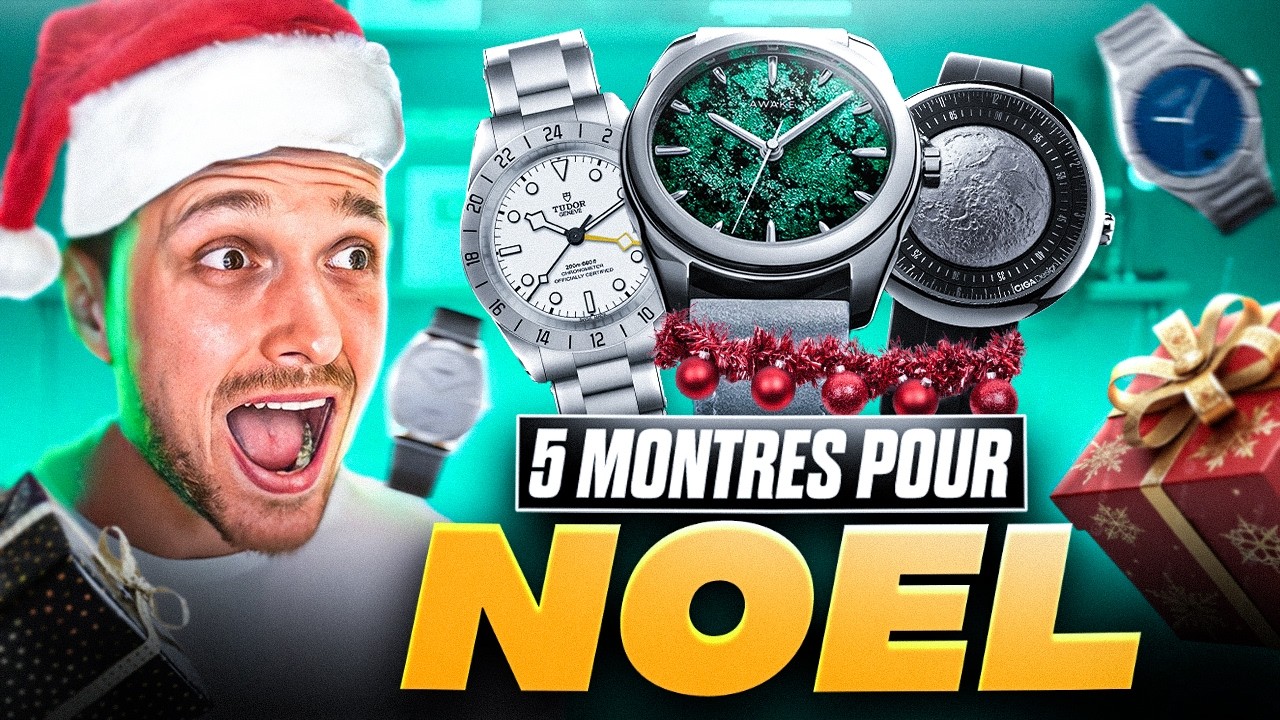 5 montres ATYPIQUES a avoir pour No&euml;l !