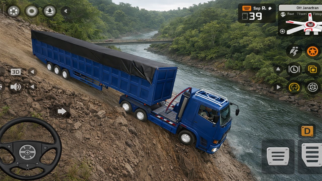 Euro Transporter Truck Simulator Indonesia Gameplay | Ultimate Cargo Truck Driving Experience