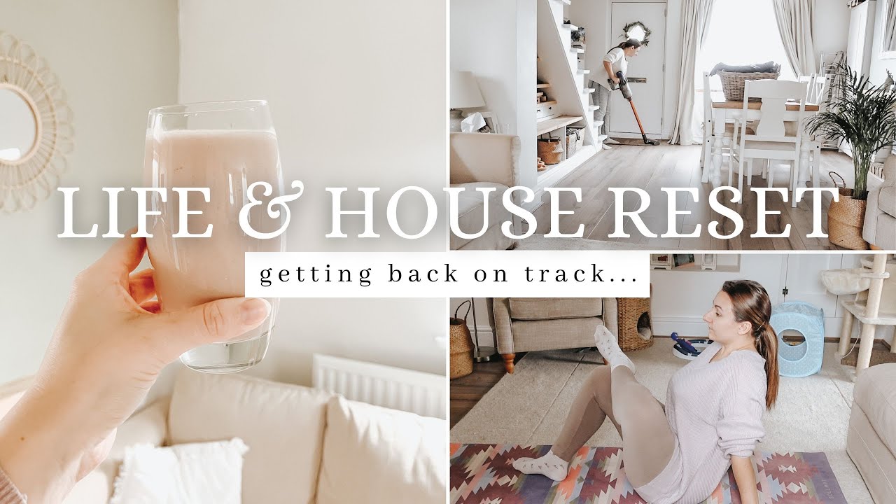 WEEKLY RESET | getting back on track, LIDL food shop, fridge clean, health reset, speed clean